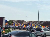 Protest împotriva tăierilor ilegale de păduri