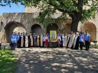 Sfântul Voievod Ştefan cel Mare, cinstit la Cetatea de Scaun a Sucevei de preoţii pensionari din Protopopiatul Fălticeni