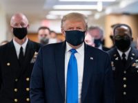 United States President Donald J. Trump arrives at Walter Reed National Military Medical Center to visit with wounded military members and front line coronavirus healthcare workers in Bethesda, Maryland.
President Donald Trump arrives at Walter Reed to visit with wounded military members, Bethesda, Maryland, USA - 11 Jul 2020,Image: 542057771, License: Rights-managed, Restrictions: , Model Release: no