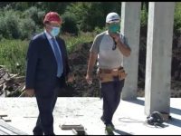 Gheorghe Flutur a vizitat şantierul blocului de locuinţe pentru medici din Suceava