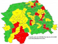 Rata de infectare cu Covid-19 în judeţ este de 2,22 la mia de locuitori