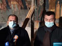 Ministrul Culturii, Bogdan Gheorghiu, şi preşedintele CJ Suceava, Gheorghe Flutur, au recepţionat finalizarea lucrărilor de restaurare a picturii Bisericii „Sf. Nicolae” din Bălineşti