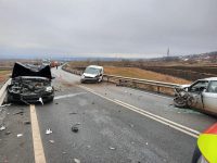 Accident cu trei răniţi la Sfântu Ilie
