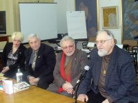 Cu Vasile Tărâţeanu, Ion Cozmei şi Carmen Steiciuc la Suceava, martie 2013