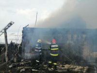 Incendiu devastator la Giurgeşti