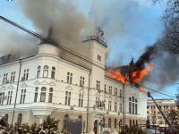Incendiu la Palatul Administrativ din Suceava
