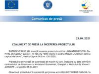 Comunicat de presă la începerea proiectului