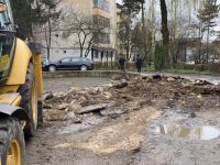 Zona „La bazin” era teren viran şi vor fi create 95 de locuri de parcare şi zone de spaţiu verde