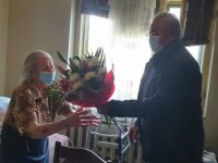 Lucea Bohatereţ, cel mai în vârstă cetăţean al Sucevei, sărbătorită la 104 ani