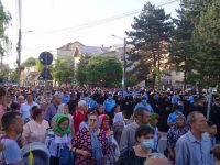 Racla cu moaştele Sf. Ioan cel Nou de la Suceava a fost scoasă pentru închinare şi purtată în procesiune