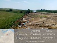 Pentru deşeuri abandonate ilegal pe un câmp, Garda de Mediu a amendat cu 15.000 de lei Primăria Vereşti