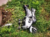 Ilişeşti: Două persoane rănite în urma unei coliziuni între motocicletă şi microbuz