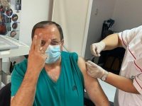 Gheorghe Flutur s-a vaccinat cu doza booster împotriva Covid-19