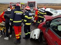 Grav accident la ieșirea din Stroiești spre Ilișești