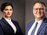 Consilierul judeţean PSD Larisa Blănari şi secretarul general al PSD Suceava, Cristian Şologon, viitorii subprefecţi PSD de Suceava