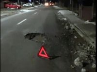 Trei maşini au fost avariate una după alta