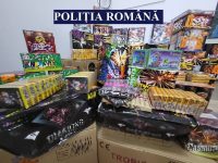 Mii de petarde şi numeroase baterii de artificii au fost confiscate într-o singură zi de poliţişti