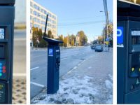 Parcometre pe bază de energie solară şi plată contactless