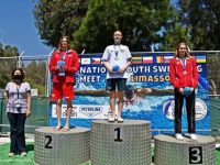 Înotătoarea Aissia Claudia Prisecariu, medaliată cu aur la Multinations Youth Swimming Meet din Cipru