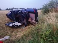 Accident grav cu trei răniţi