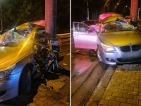 Patru tineri răniţi grav într-un accident auto