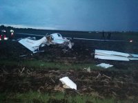 Un avion de mici dimensiuni s-a prăbuşit la Gălăneşti