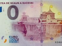 Cetatea de Scaun a Sucevei este reprezentată pe cea mai nouă bancnotă suvenir de zero euro