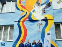 Ziua Cooperării Europene a îmbrăcat anul acesta forma celei mai mari picturi murale din judeţ