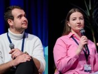 Doi studenţi ai USV, etnici români din Ucraina şi Republica Moldova, s-au adresat participanţilor sesiunii speciale Interreg Europe de la Bruxelles