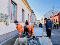Lucrări pe străzile Pozenului şi Dimitrie Dan