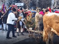 Mii de spectatori la cea mai mare paradă din ţară a obiceiurilor de iarnă