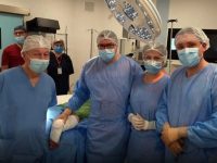 Operaţie complexă de reconstrucţie a gleznei unei paciente de 44 de ani