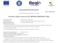 Achizitie utilaje constructii SC MICRIS CONSTRUCT SRL