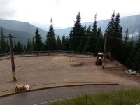 Parcarea cu belvedere de pe Rarău a fost amenajată