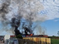 Prejudiciu de circa 300.000 de lei în urma incendiului de la gaterul din Valea Moldovei 