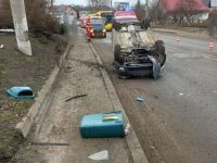 Un şofer a fost rănit la ieşirea din Suceava spre Şcheia