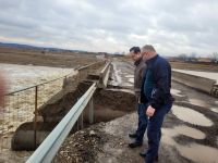Podul provizoriu de la Milişăuţi s-a surpat