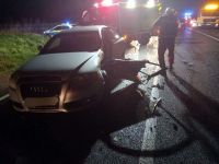 Doi răniţi într-un accident produs pe E 85