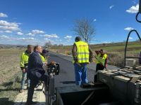 Gheorghe Flutur a verificat lucrările la drumul axial Suceava – Iaşi şi la podul de la Milişăuţi