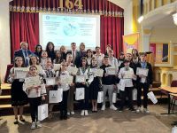 Elevele liceului din Cupca, învingătoare la concursul pascal