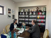 Gheorghe Flutur s-a întâlnit cu adjunctul misiunii diplomatice britanice în România, Rebecca Shah