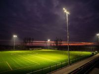 Bază sportivă de tip I, de dimensiuni omologate UEFA, executată în proporţie de 70 la sută