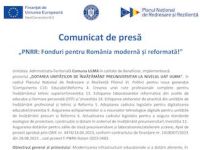 „PNRR: Fonduri pentru România modernă și reformată!”