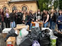 Peste două tone de materiale reciclabile strânse de elevii CN „Eudoxiu Hurmuzachi”