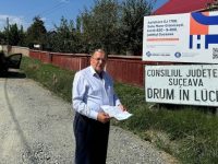 Gheorghe Flutur a inspectat modernizarea drumului judeţean Grăniceşti – Satu Mare