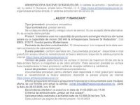 ANUNȚ PROCEDURĂ COMPETITIVĂ