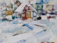 Expoziţia „Îmbinări cromatice” a artistului plastic Manole Ciui la Centrul Muzeal „Cazinoul Băilor” din Vatra Dornei