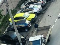 Accident în lanţ pe bulevardul George Enescu