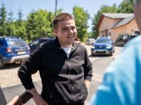Gheorghe Şoldan a inspectat lucrările de asfaltare pe drumul judeţean spre Pătrăuţi