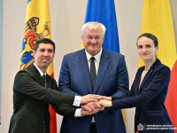 Ministrul de Externe Oana Ţoiu, împreună cu omologii din Republica Moldova şi din Ucraina